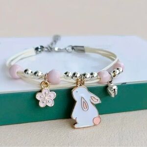 Bunny Bracelet Girls Adjustable Length